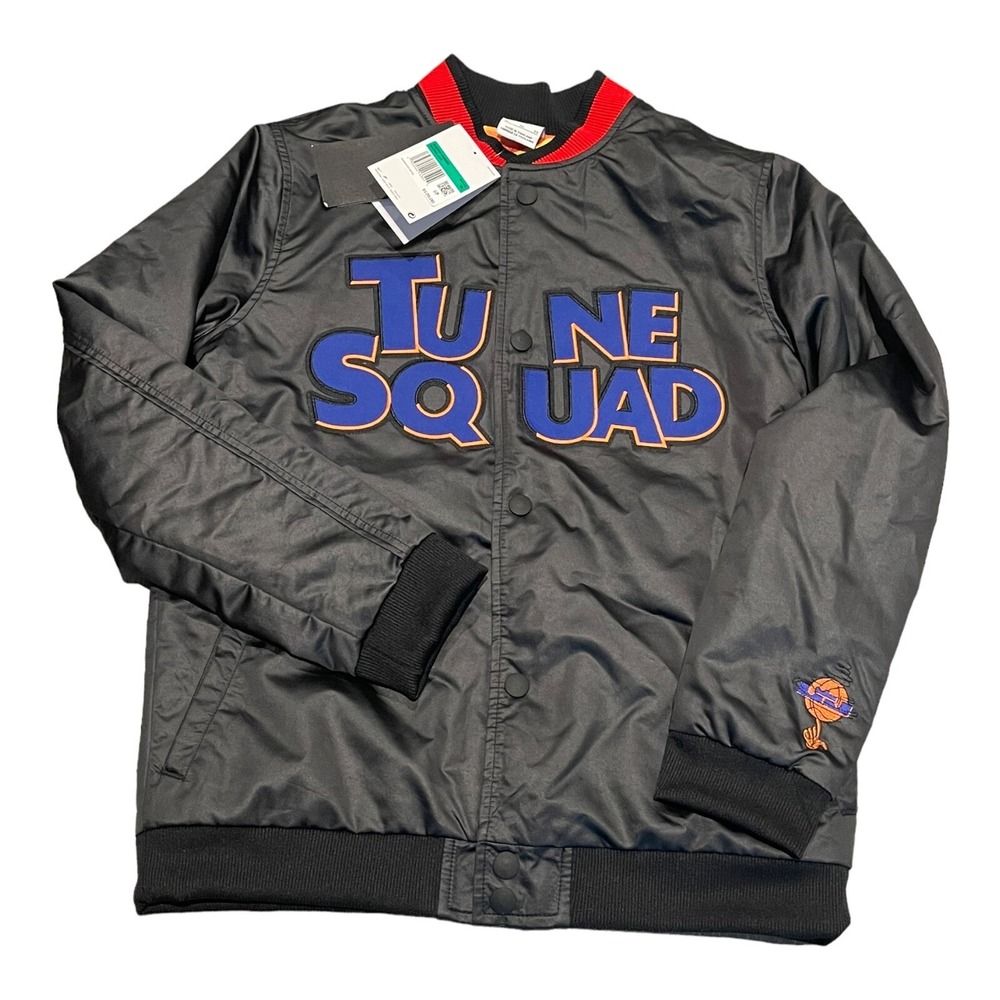 Nike Boys Jacket Youth Large Black Tune Squad‎ Space Jam Lebron James Size XL